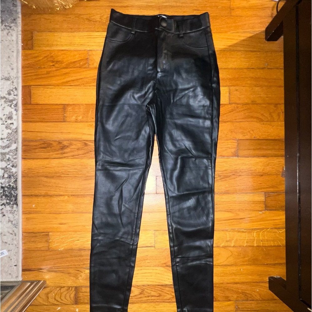 Zara faux leather pants